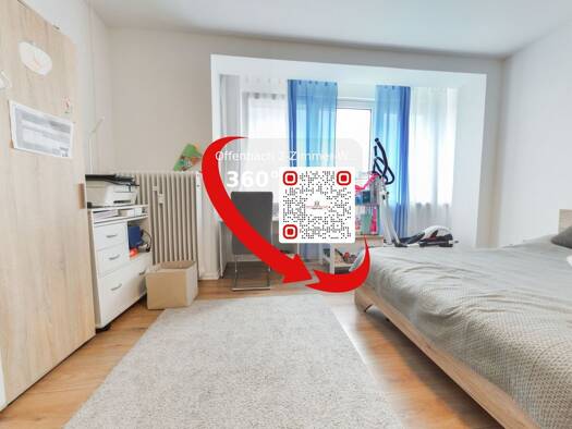 Wohnung zum Kauf 185.000 € 2 Zimmer 57 m² 4. Geschoss Offenbach am Main Offenbach am Main 63071