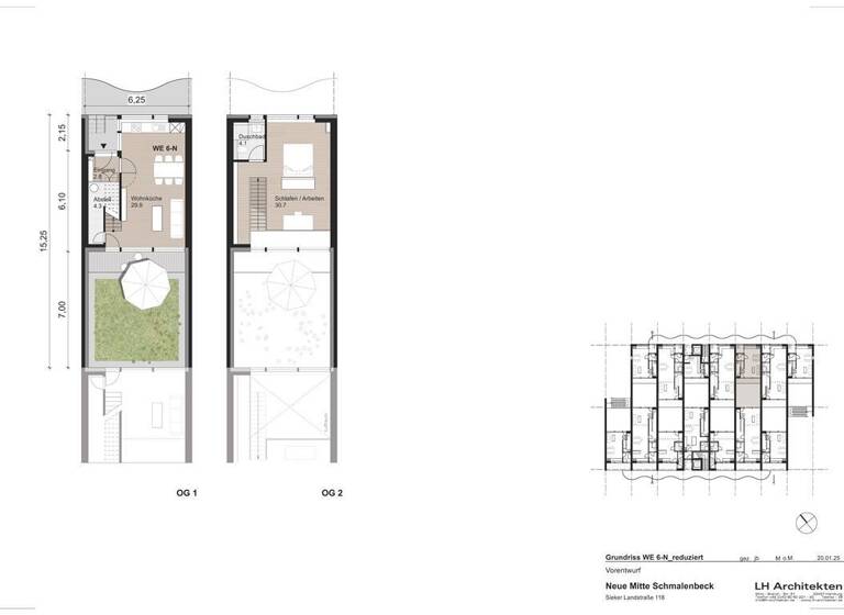 Maisonette zum Kauf - Erstbezug provisionsfrei 514.000 € 2 Zimmer 75 m² Sieker Landstrasse 118 Großhansdorf 22927
