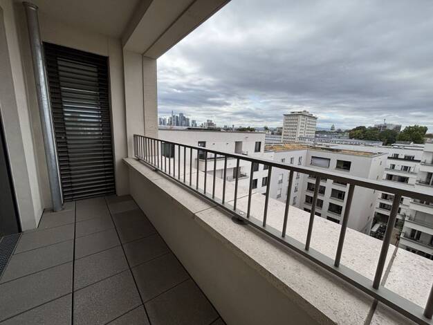 Wohnung zur Miete 1.172 € 2 Zimmer 46,4 m² 8. Geschoss frei ab 01.11.2026 Ferdinand-Happ-Straße Ostend Innenstadt IV 60314