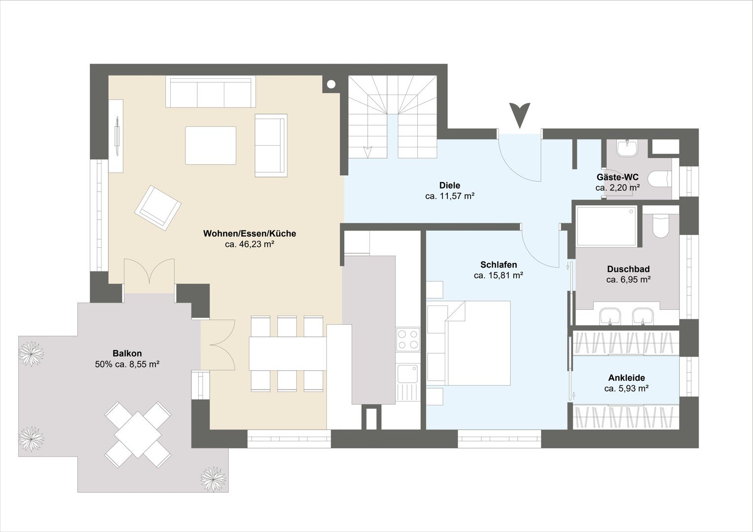 Maisonette zum Kauf provisionsfrei 1.295.000 € 6 Zimmer 170 m²<br/>Wohnfläche 1.<br/>Geschoss Gröbenzell 82194