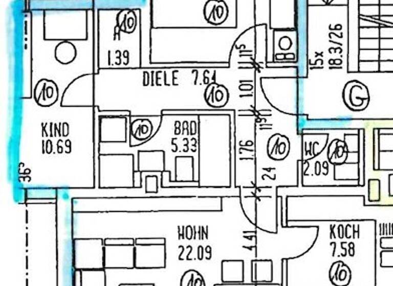 Terrassenwohnung zum Kauf 329.000 € 3 Zimmer 70 m² 1. Geschoss Humboldtstraße 22 Ludwigsfeld Neu-Ulm 89231