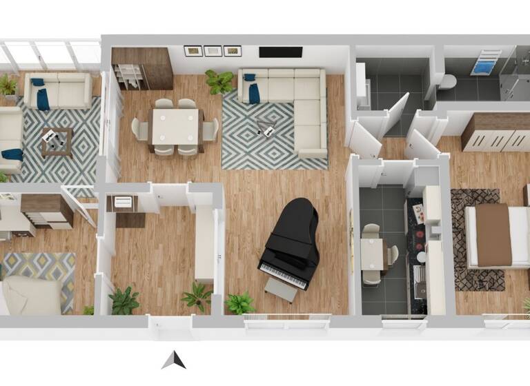 Bungalow zum Kauf 299.000 € 3 Zimmer 80 m² 696 m² Grundstück Papendorf 18059