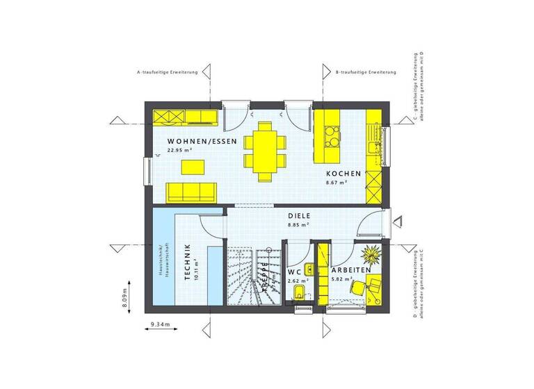 Einfamilienhaus zum Kauf 486.829 € 5 Zimmer 125 m² 414 m² Grundstück Langerfeld Wuppertal 42389
