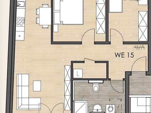 Wohnung zur Miete 465 € 3 Zimmer 72,6 m² Geschoss 1/1 frei ab 01.11.2026 Pfeddersheim Worms 67551