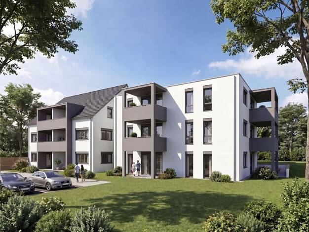 Wohnung zum Kauf - Erstbezug provisionsfrei 299.900 € 2,5 Zimmer 57,9 m² 1. Geschoss Laupheim Laupheim 88471
