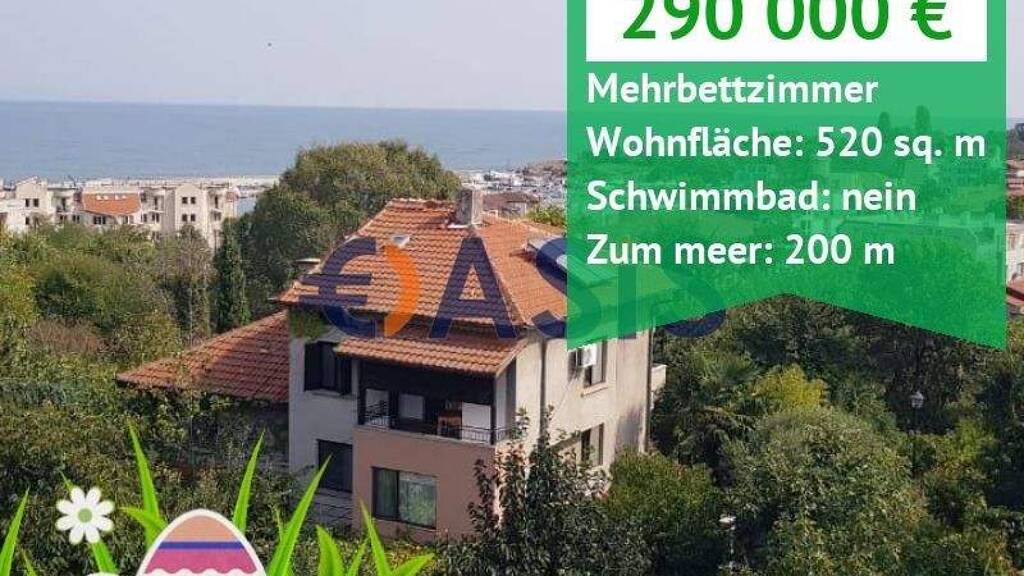 Haus zum Kauf provisionsfrei 290.000 € 5 Zimmer 520 m² ulitsa ,,Feniks" 6 Chernomorets 8142