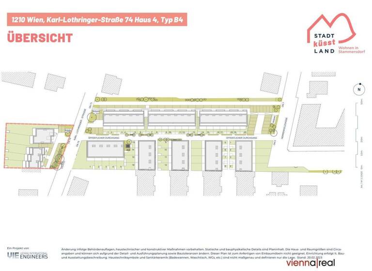 Reihenmittelhaus zum Kauf 701.900 € 5 Zimmer 122,2 m² 174 m² Grundstück Herrenholzgasse Wien 1210