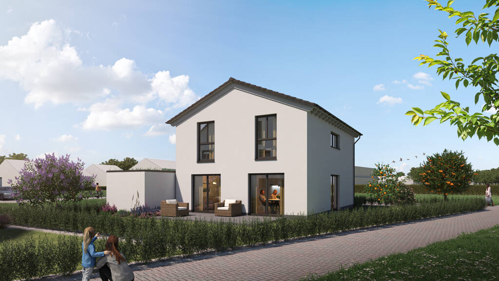 Einfamilienhaus zum Kauf - Erstbezug provisionsfrei 649.990 € 4,5 Zimmer 136 m² 316 m² Grundstück Wilhelm-Kreutz-Straße Heiligenstein Römerberg 67354