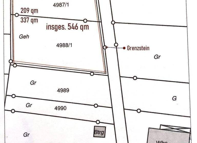 Grundstück zum Kauf 18.500 € 546 m² Grundstück Ob der Bruck 2 Stetten Lörrach 79539