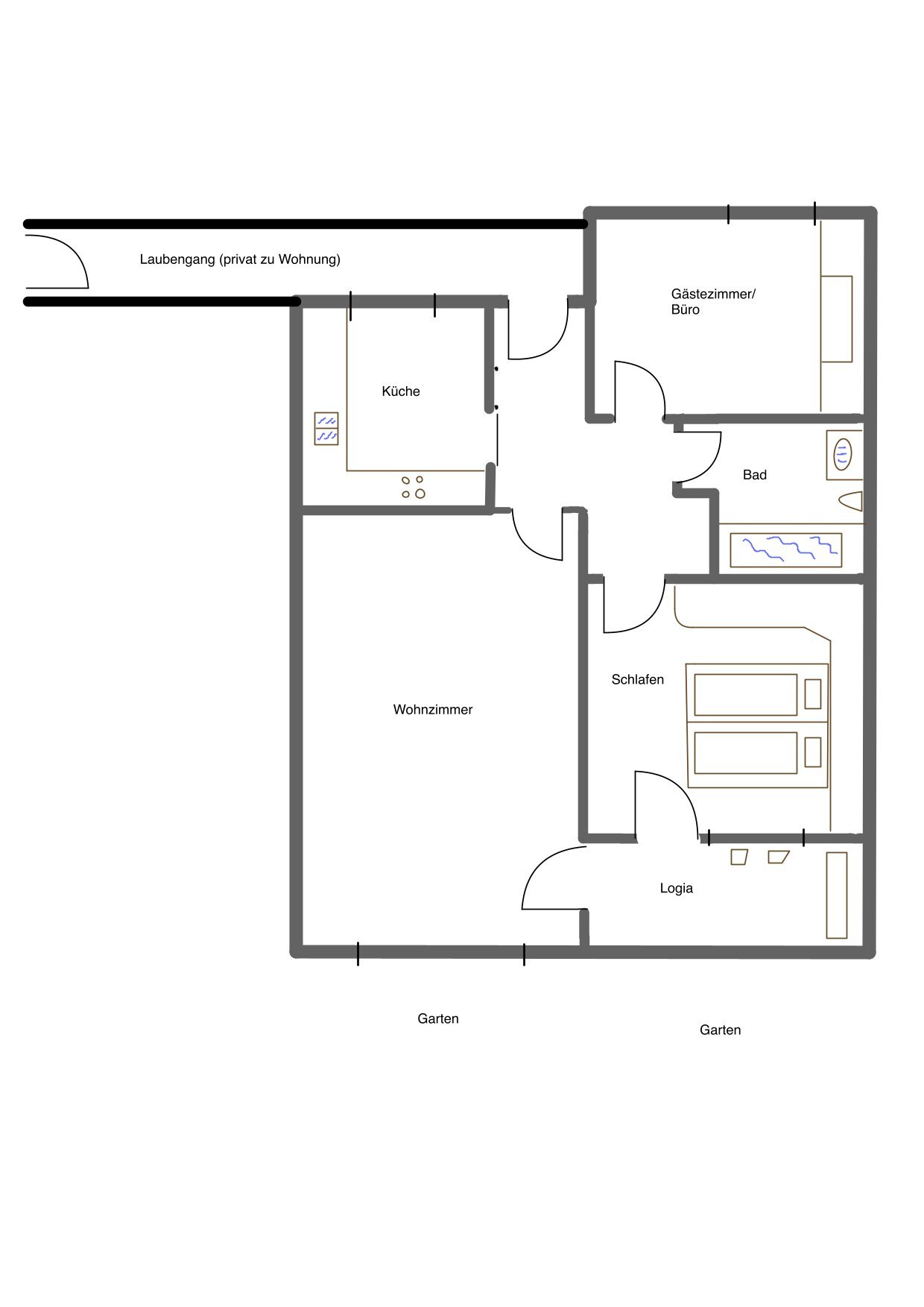 Wohnung zum Kauf 315.000 € 3 Zimmer 72 m²<br/>Wohnfläche EG<br/>Geschoss ab sofort<br/>Verfügbarkeit Wolfram-von -Eschenbach-Str. 19 Planungsbezirk 122 Straubing 94315