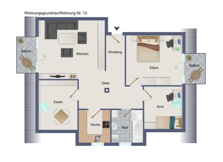 Wohnung zum Kauf 228.700 € 5 Zimmer 111 m²<br/>Wohnfläche Dachgeschoss<br/>Geschoss Bad Buchau Bad Buchau 88422