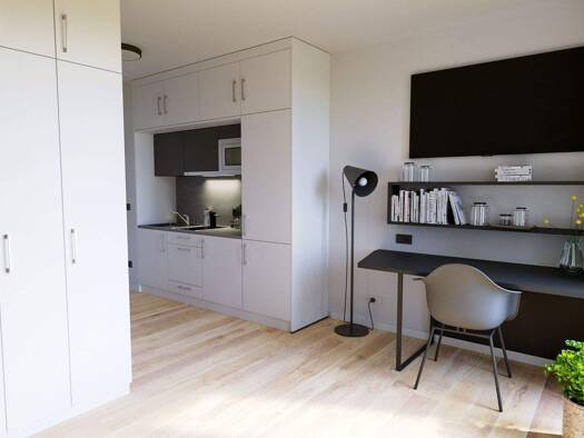 Wohnung zur Miete 805 € 1 Zimmer 27,3 m² 2. Geschoss frei ab 01.02.2026 Billhorner Kanalstraße 49 Rothenburgsort Hamburg 20539