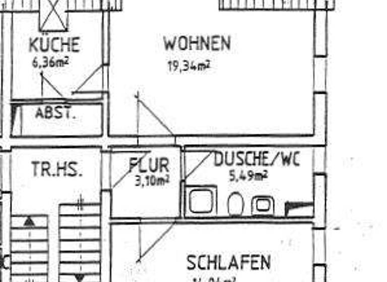 Wohnung zur Miete 315 € 2 Zimmer 51,3 m² 2. Geschoss Nitzschkaer Straße 5k Burkartshain 04808