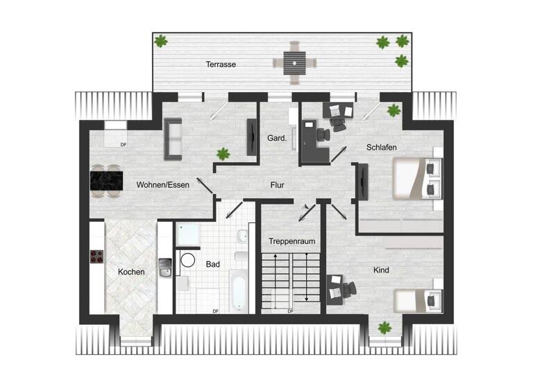 Wohnung zur Miete 960 € 3 Zimmer 107,2 m² 4. Geschoss Delitzsch 04509