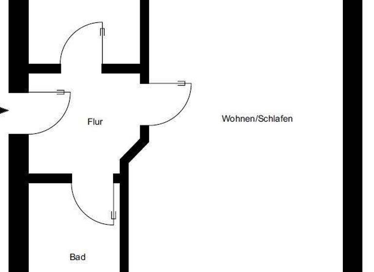Studio zum Kauf provisionsfrei 149.200 € 1 Zimmer 46,6 m² EG frei ab sofort Rothenburger Straße 16a/ T2/ DG li Äußere Neustadt Dresden 01099