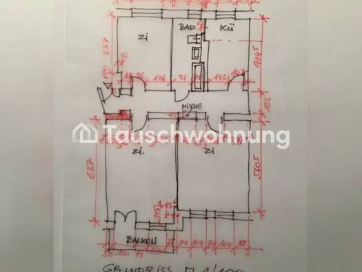 Wohnung zur Miete Tauschwohnung 735 € 3 Zimmer 96 m² 1. Geschoss Weißensee Pankow 13086