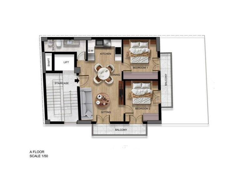 Studio zum Kauf 420.000 € 3 Zimmer 58 m² 1. Geschoss Athen