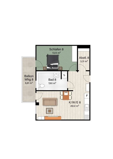 Wohnung zum Kauf 229.925 € 2 Zimmer 52,2 m² 3. Geschoss Nastätten 56355