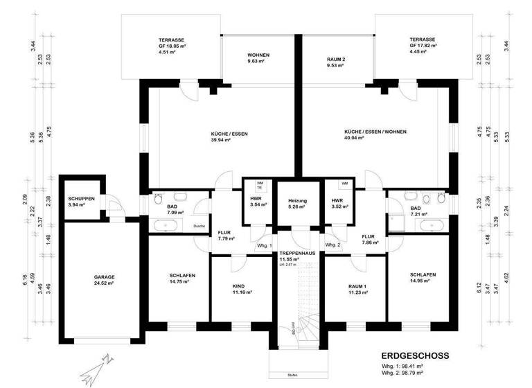 Mehrfamilienhaus zum Kauf provisionsfrei 1.299.000 € 16 Zimmer 447,9 m² 738 m² Grundstück Langwedel 27299