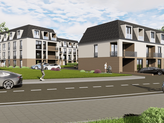 Wohnung zur Miete - Erstbezug 845 € 2 Zimmer 64,7 m² 3. Geschoss frei ab sofort Schulstraße 1 Ay Senden 89250