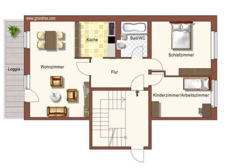 Wohnung zur Miete 410 € 3 Zimmer 59,4 m² 1. Geschoss Lindenstraße 30 Lübben Lübben (Spreewald) 15907