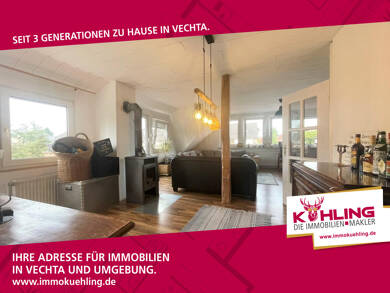 Wohnung zur Miete 940 € 4 Zimmer 134,4 m² Dachgeschoss, 1. Geschoss frei ab 01.09.2025 Vechta 49377