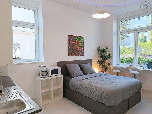 Studio zur Miete auf Zeit 1.250 € 1 Zimmer 19 m² frei ab sofort Wiesbaden 65195