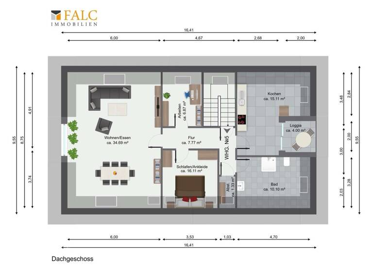 Wohnung zur Miete 750 € 3 Zimmer 91 m² Gescher 48712