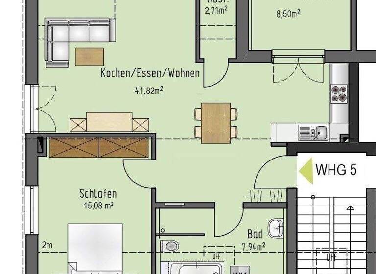 Wohnung zum Kauf 321.000 € 2 Zimmer 69,8 m² Dietenheim 89165