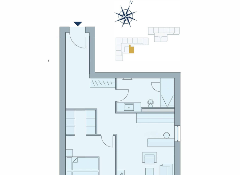 Wohnung zum Kauf 399.000 € 2 Zimmer 60,6 m² 2. Geschoss Börgerende Börgerende-Rethwisch 18211