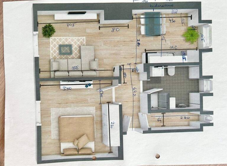 Wohnung zur Miete 650 € 2 Zimmer 54 m² 4. Geschoss frei ab 01.05.2026 Simonstr. 30 Innenstadt Fürth 90762