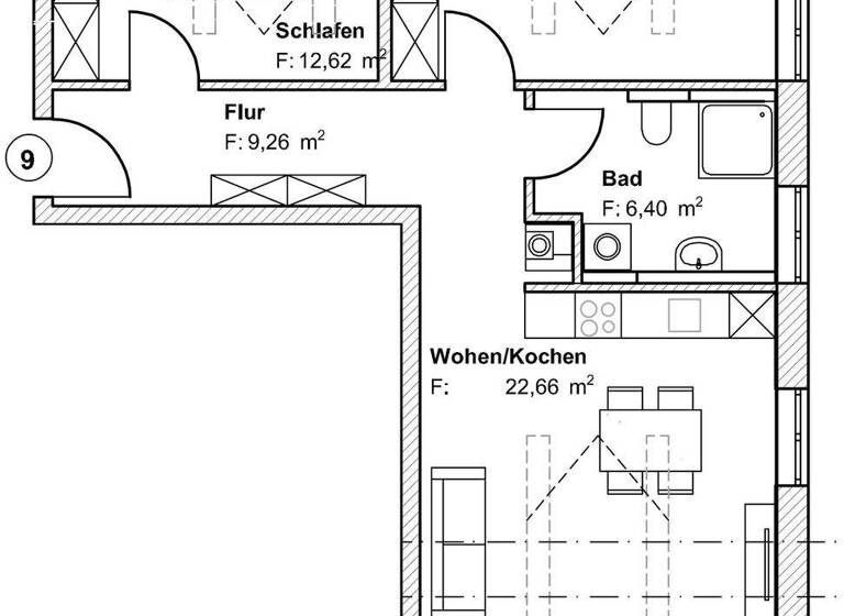 Wohnung zum Kauf - Erstbezug provisionsfrei 226.850 € 3 Zimmer 70 m² 2. Geschoss Alte Schulstraße 19 Plößberg 95703