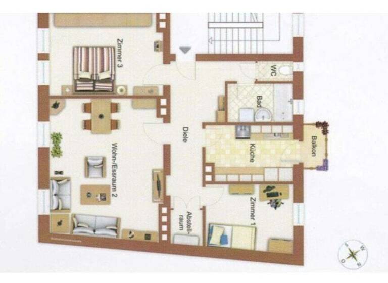Studio zum Kauf 1.250.000 € 4 Zimmer 87 m² 5. Geschoss Maistraße 8 Ludwigsvorstadt-Isarvorstadt München 80331