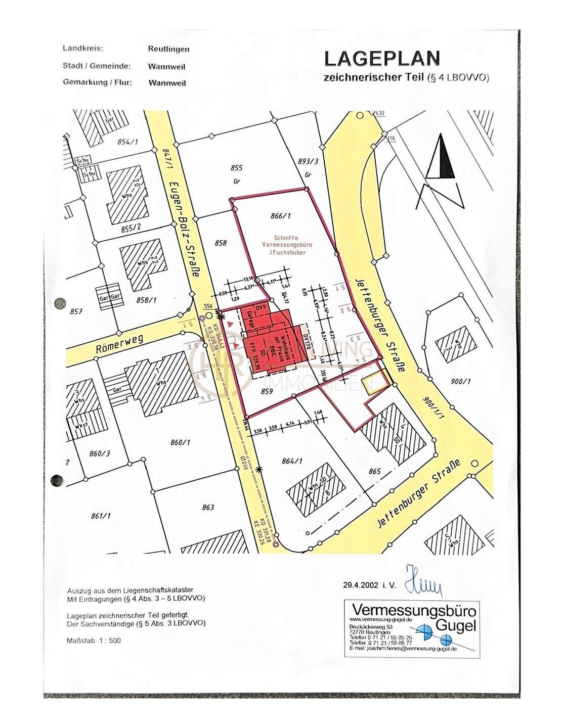 Grundstück zum Kauf 225.000 € 1.075 m²<br/>Grundstück Reutlingen 72827