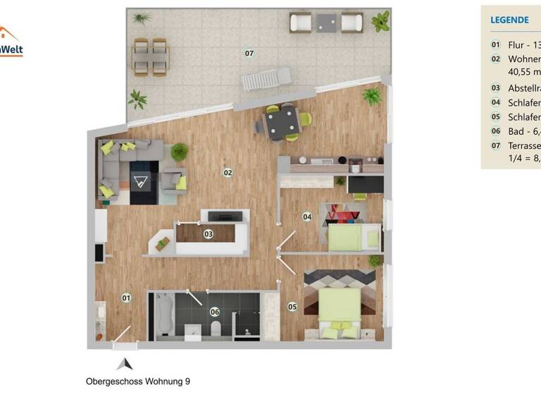 Wohnung zum Kauf - Erstbezug provisionsfrei 581.000 € 3 Zimmer 95 m² Göttingen 37085