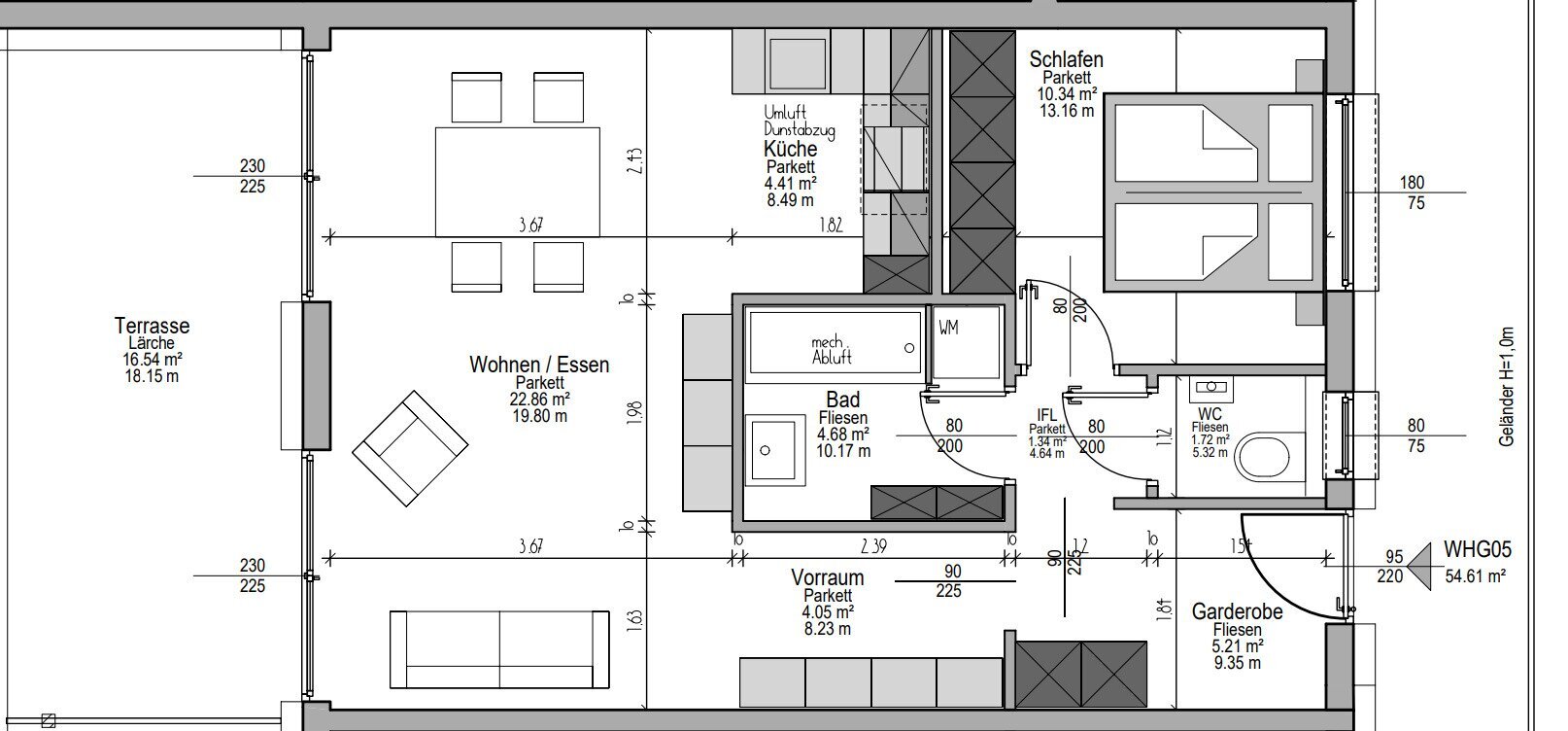 Wohnung zum Kauf 316.738 € 2 Zimmer 54,6 m²<br/>Wohnfläche 1.<br/>Geschoss Hertzgasse 1 Sankt Peter Graz 8042