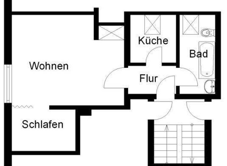 Studio zur Miete 379 € 1 Zimmer 34,7 m² frei ab 01.04.2026 Virchowstr. 6 Alt-Langenhagen Langenhagen 30853