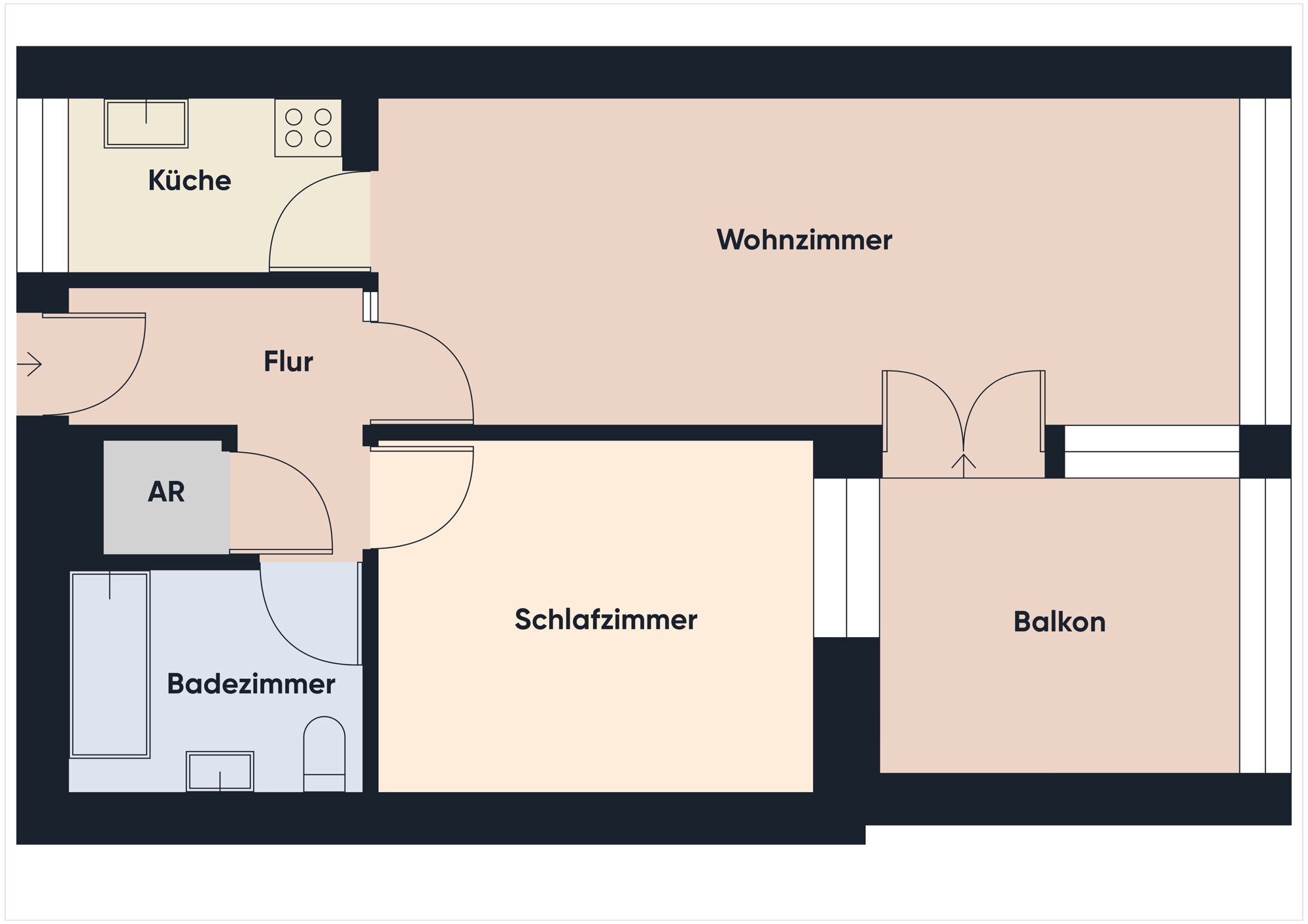 Wohnung zur Miete 1.050 € 2 Zimmer 52,5 m²<br/>Wohnfläche 1.<br/>Geschoss Seestraße 9 Bregenz 6900