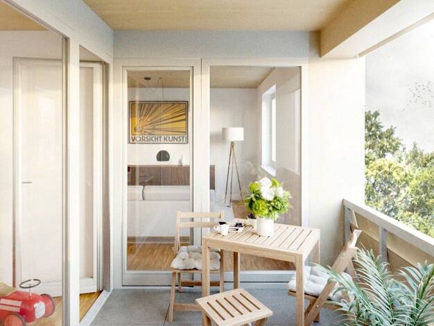 Wohnung zum Kauf provisionsfrei 306.500 € 3 Zimmer 61,3 m² 3. Geschoss Julius-Krause-Straße 14 Sellerhausen-Stünz Leipzig 04318