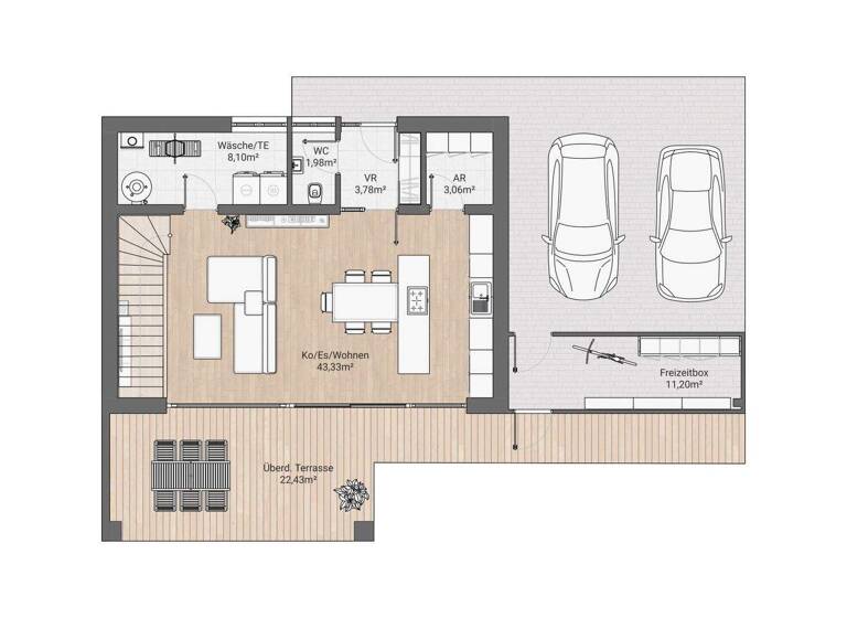 Einfamilienhaus zum Kauf - Erstbezug 535.000 € 4 Zimmer 112 m² 258 m² Grundstück Grafenstein 9131