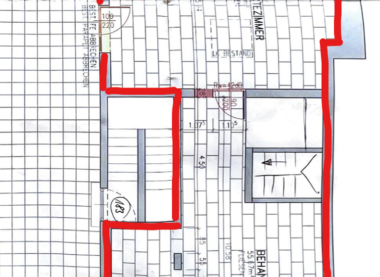 Büro zur Miete provisionsfrei 950 € 1 Zimmer 105 m² Bürofläche Burghausen 84489