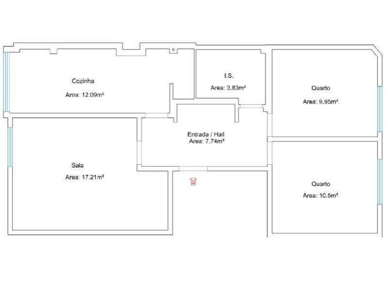 Studio zur Miete 1.350 € 3 Zimmer 70 m² Oeiras 2795-105