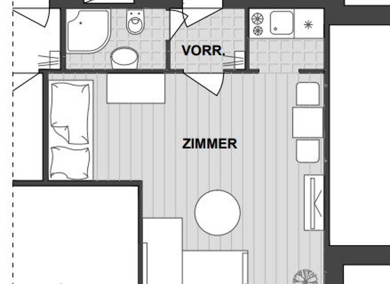 Studio zum Kauf - Erstbezug 158.900 € 1 Zimmer 25 m² EG Bujattigasse Wien 1140