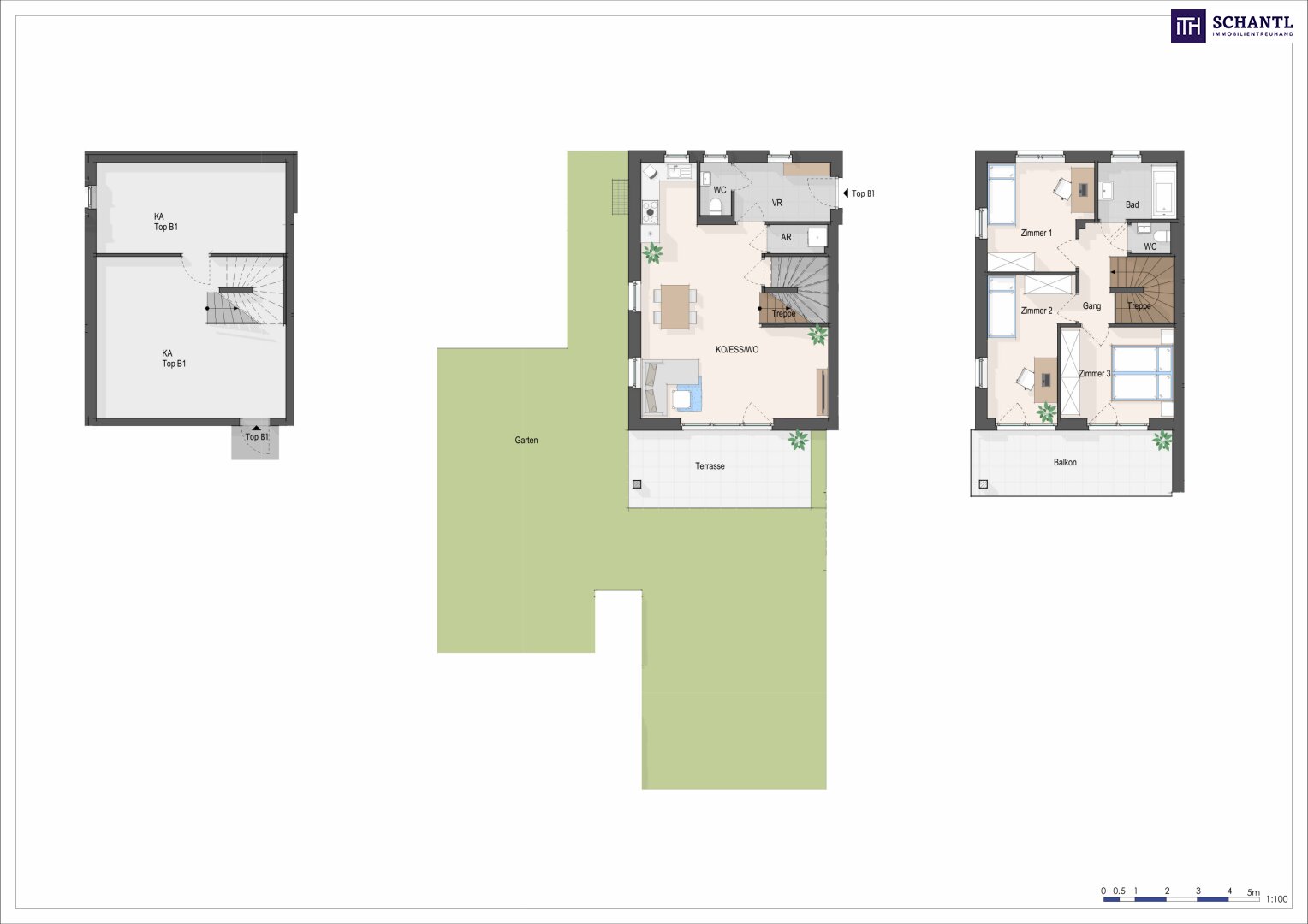 Doppelhaushälfte zum Kauf provisionsfrei 550.000 € 4 Zimmer 94,8 m²<br/>Wohnfläche Ullreichstraße Wetzelsdorf Graz,15.Bez.:Wetzelsdorf 8052