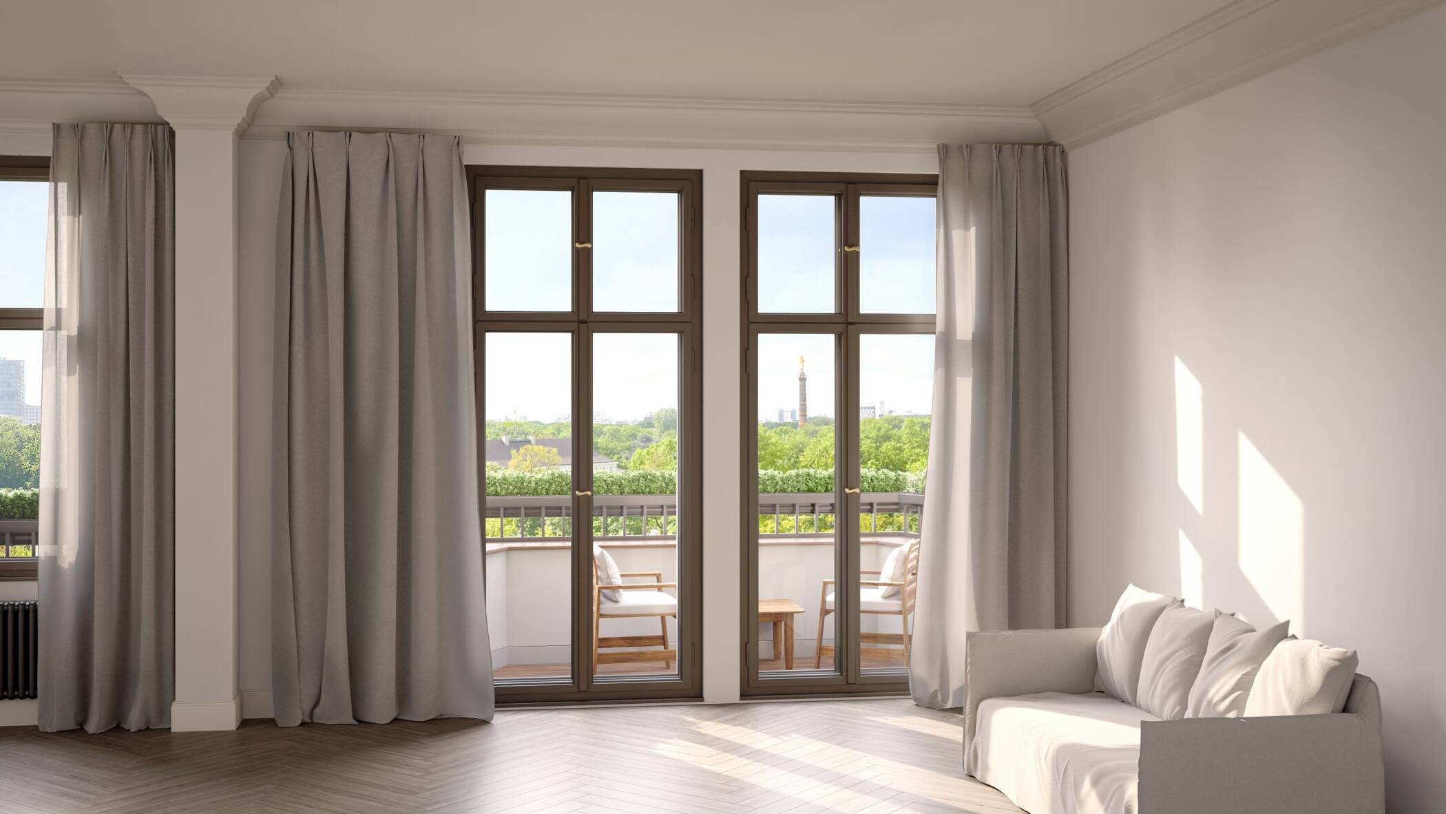 Erstbezug nach individueller Sanierung: Stuck-Altbau mit Tiergarten Blick - provisionsfrei - – Lüneburger Straße 28, 10557 Berlin – Vorschaubild 5