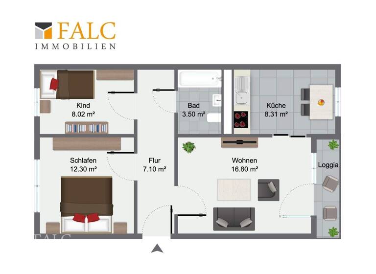 Wohnung zum Kauf 69.000 € 3 Zimmer 57 m² Parchim 19370