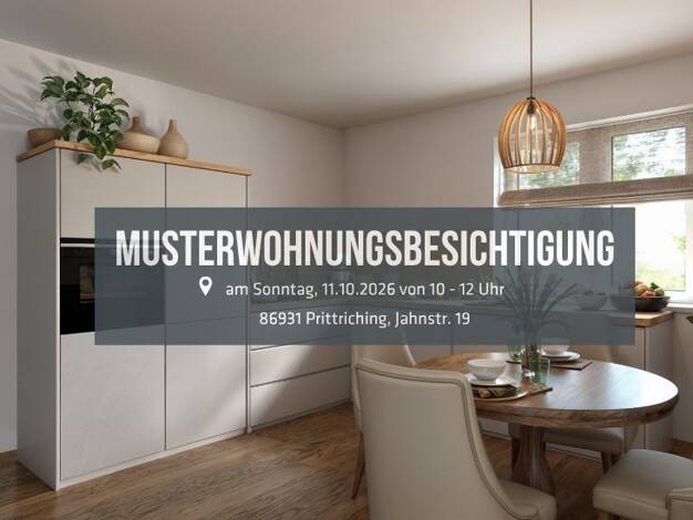 Wohnung zum Kauf - Neubau provisionsfrei 429.896 € 3 Zimmer 72,4 m² 3. Geschoss Prittriching Prittriching 86931