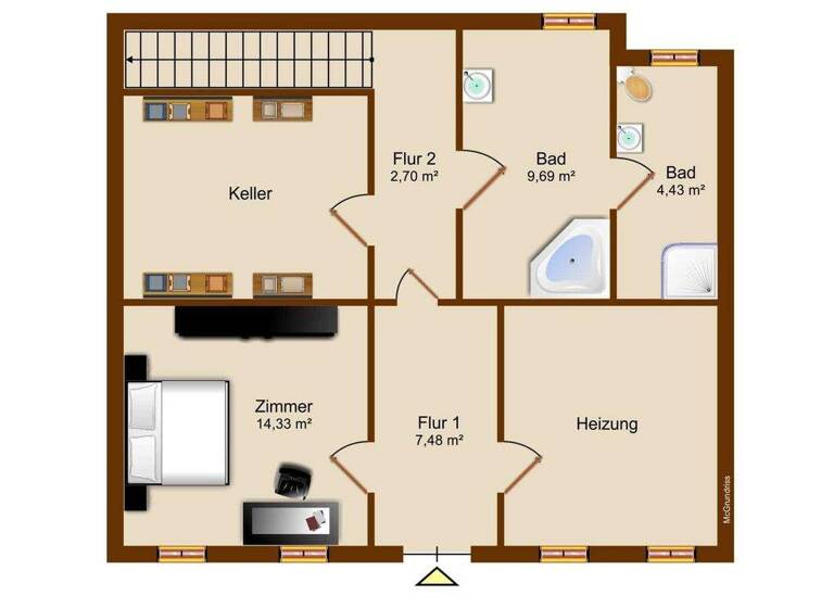 Reihenendhaus zum Kauf 99.000 € 6 Zimmer 175 m² 427 m² Grundstück Sulzbach 66280