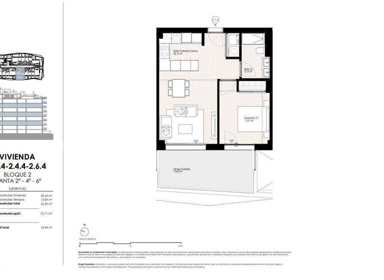 Studio zum Kauf provisionsfrei 325.000 € 2 Zimmer 73 m² Paseo Emperador Neron Villajoyosa 03570