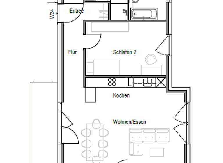 Wohnung zur Miete - Erstbezug 1.990 € 3 Zimmer 118 m² 4. Geschoss Biklenstraße 10 Untertürkheim Stuttgart 70327